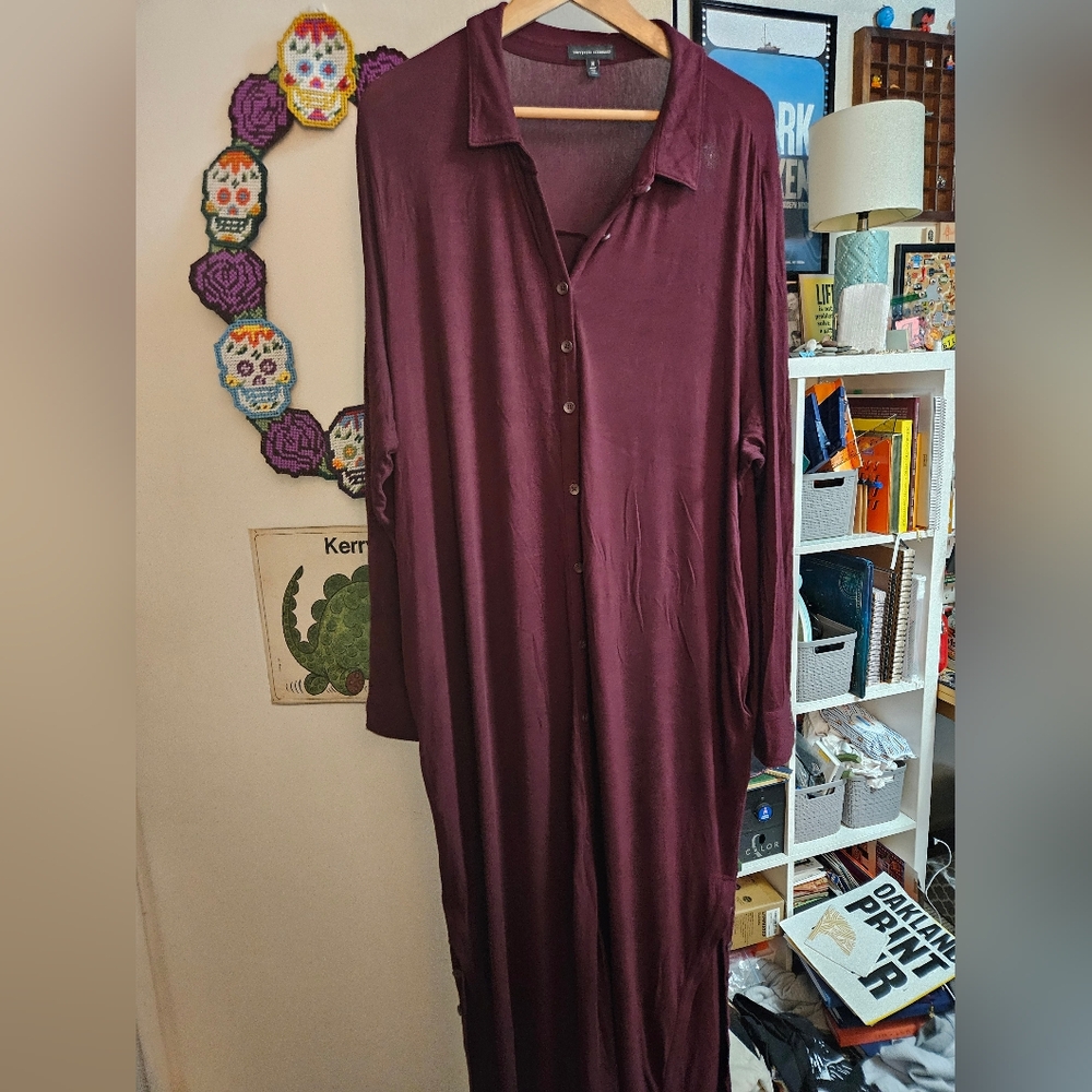 Universal Standard Sally Black Cherry Dress M